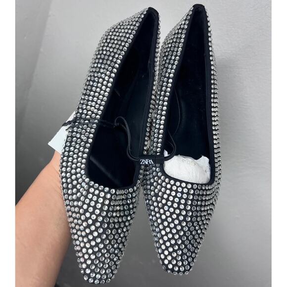 ZARA Pointed Toe Flats NWT - Picture 2 of 14
